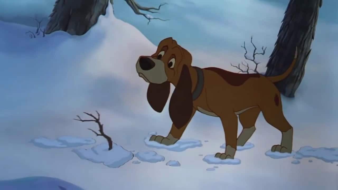 Copper the dog from The Fox And The Hound