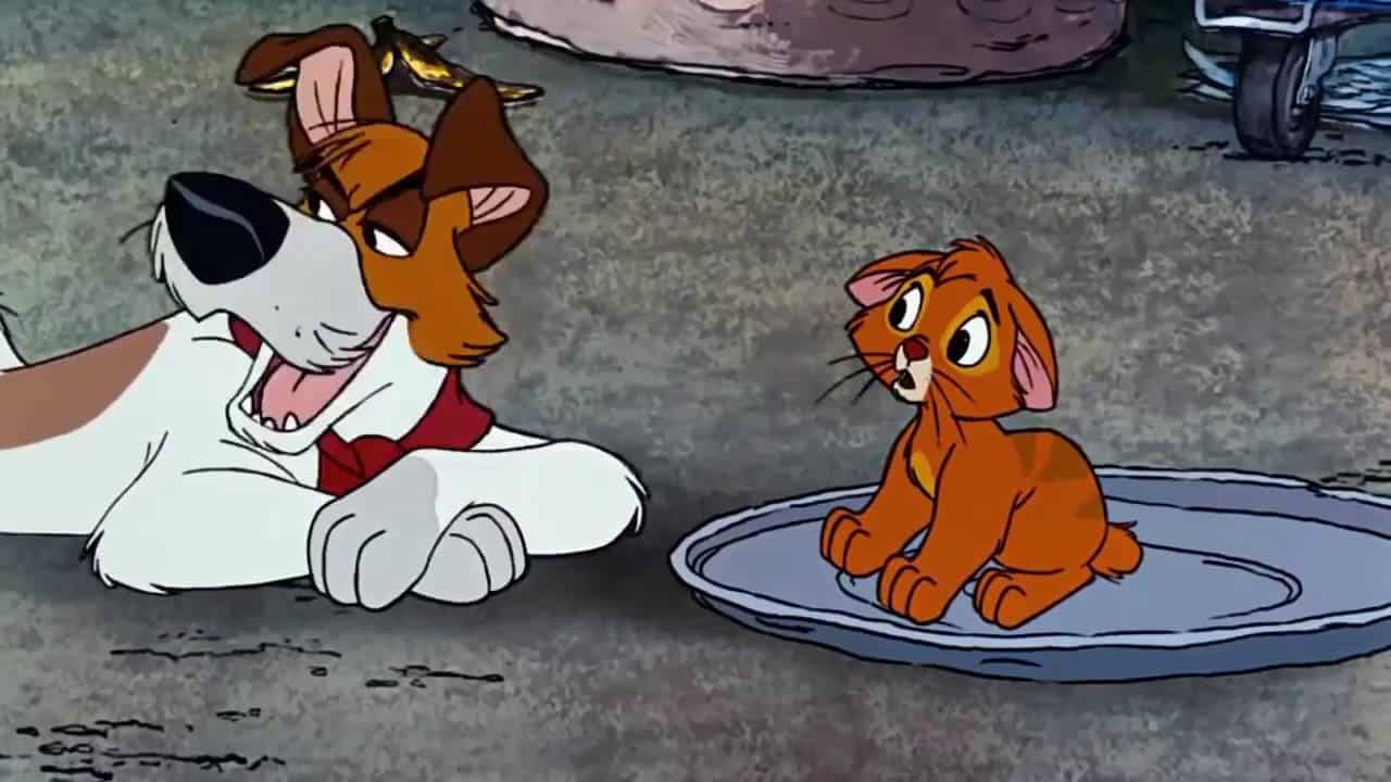 Dodger the dog from Oliver and Company